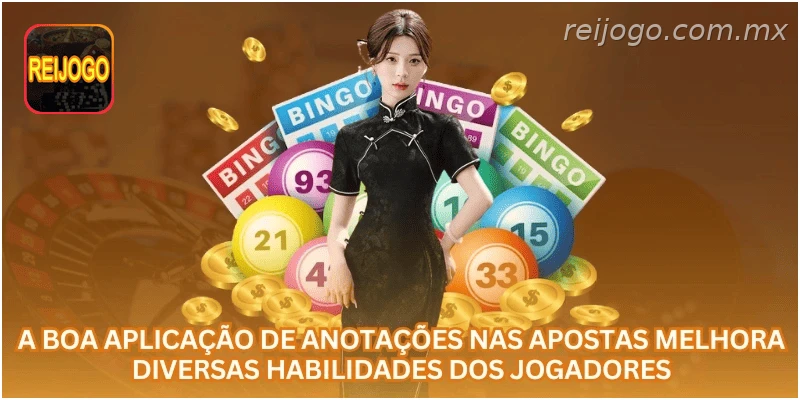 A boa aplicação de anotações nas apostas melhora diversas habilidades dos jogadores.