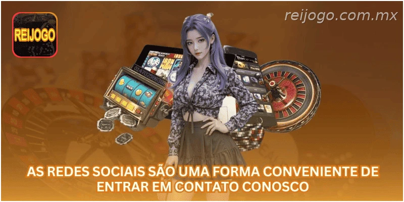 Redes sociais podem ser uma forma conveniente de contato.