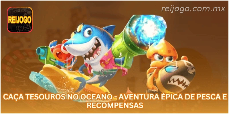 Caça Tesouros no Oceano - Aventura Épica de Pesca e Recompensas.