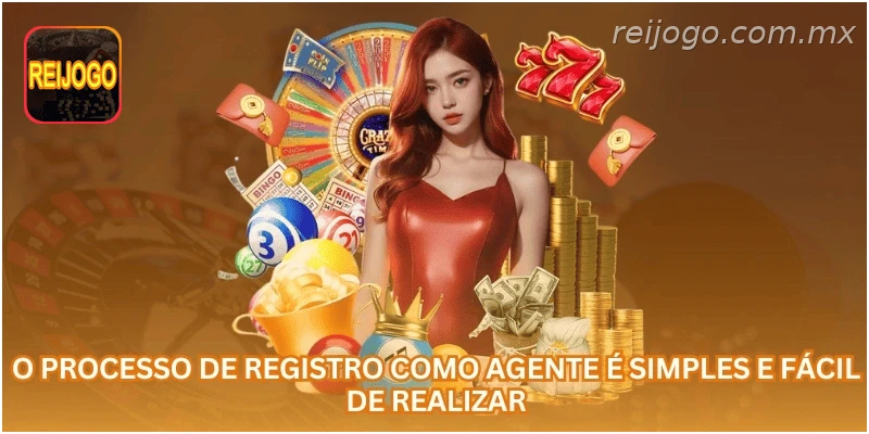 Processo de registro como agente simples e direto.