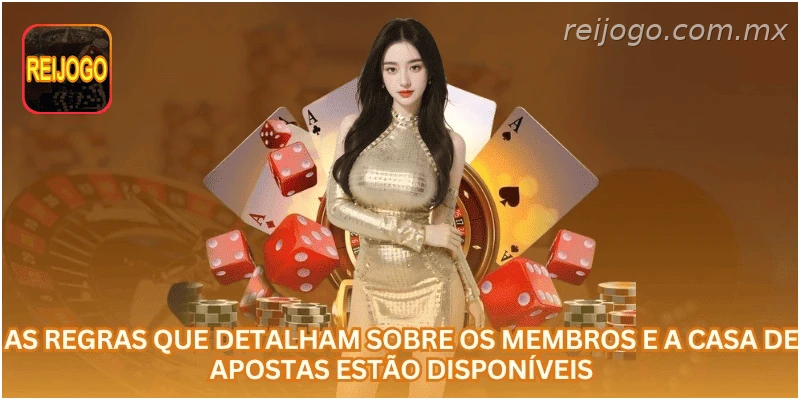 Direitos e deveres definidos entre a casa de apostas e os jogadores.